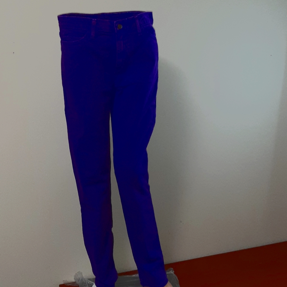 Size 30 purple color Denim Jeans by Slim Slack New With out tags